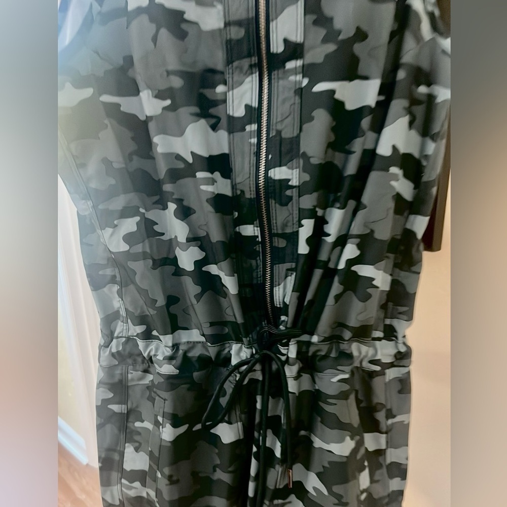 NBW,Kyodan,Sleeveless-Upper, Camouflage Drawstring-Waist Skort Dress,Size Small - Picture 6 of 12